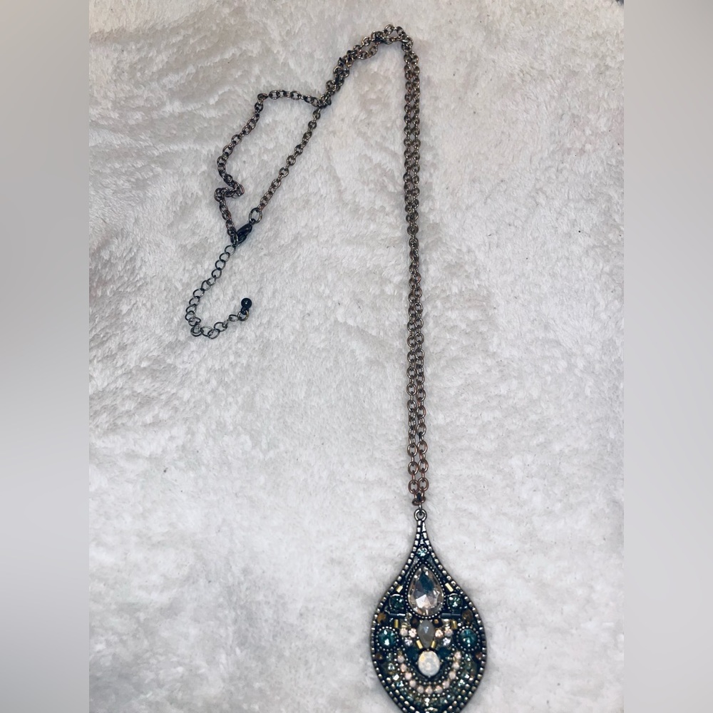 OS Bronze pendant necklace